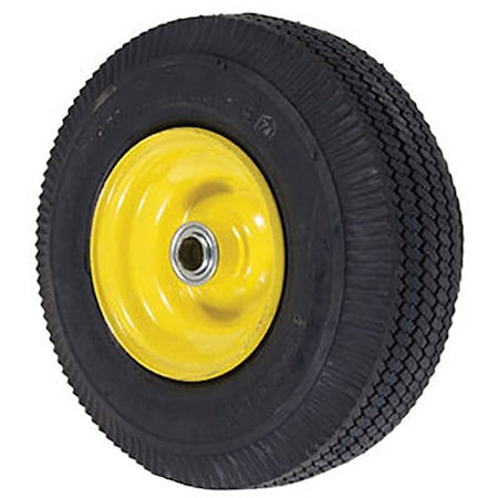 Aftermarket B1CO8196 PAL0942A Universal 41 x 35 x 5 Yellow Sawtooth Wheel Assembly WHU90-0008